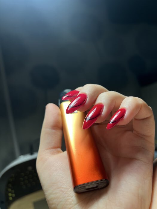 Фотография покупателя товара Гель лак для ногтей, однотонный, трехфазный, 10 мл, LED/UV, фиолетовый (159) - Фото 4