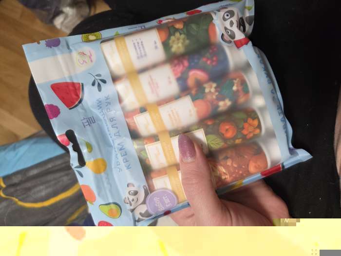 Фотография покупателя товара Крем для рук «Яркий взрыв», набор 5 шт. - Фото 3