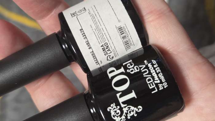 Фотография покупателя товара УЦЕНКА Топ для создания матового эффекта LED/UV 10 мл - Фото 1