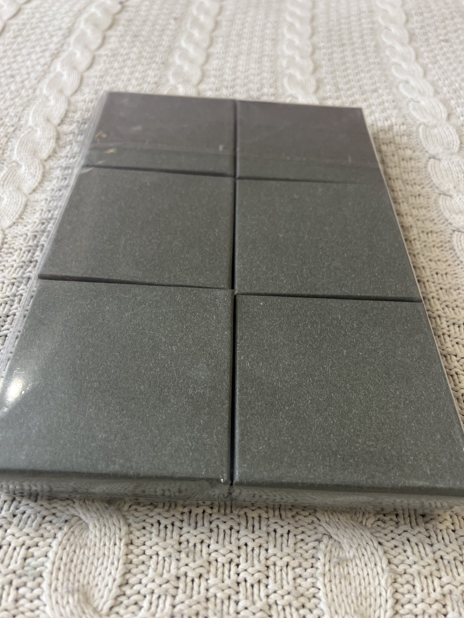 Фотография покупателя товара Коробочка подарочная под набор «Лофт», 9×9 см, серая - Фото 1