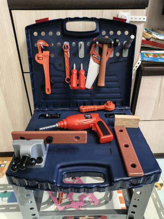 Фотография покупателя товара Набор инструментов детский «Человек-паук», 11 инструментов в чемодане, MARVEL - Фото 1