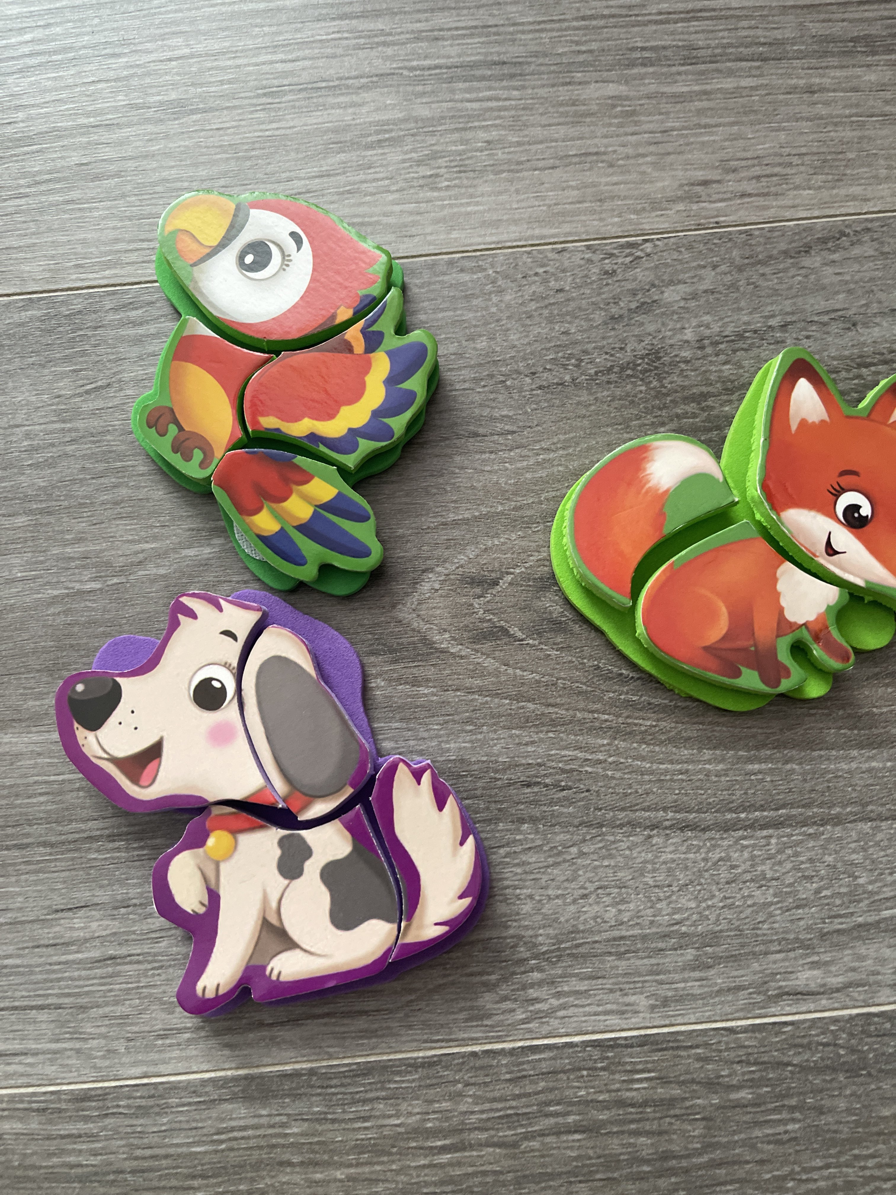 Фотография покупателя товара Игрушка развивающая «Весёлые липучки. Домашние животные» - Фото 1