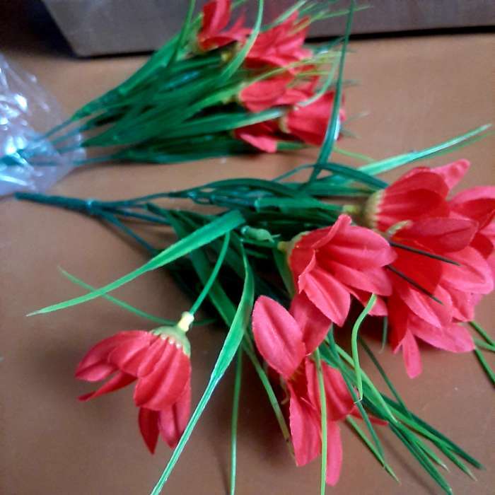 Фотография покупателя товара Букет искусственный «Альстрёмерия», h=28 см, МИКС - Фото 4