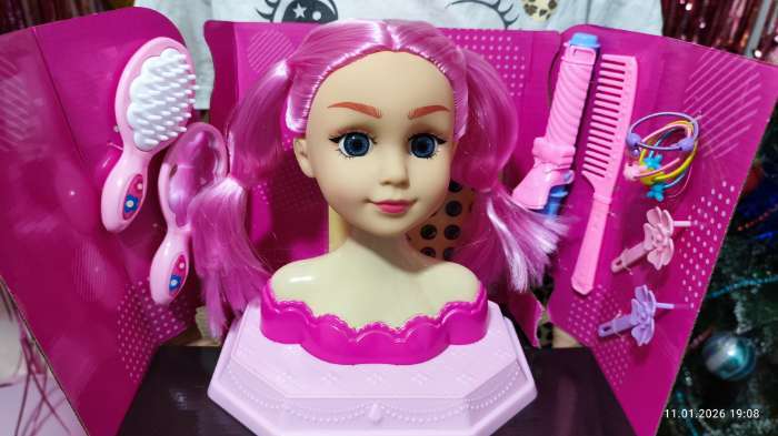 Фотография покупателя товара Кукла - манекен «Студия красоты. Тёмная девочка», с аксессуарами - Фото 2