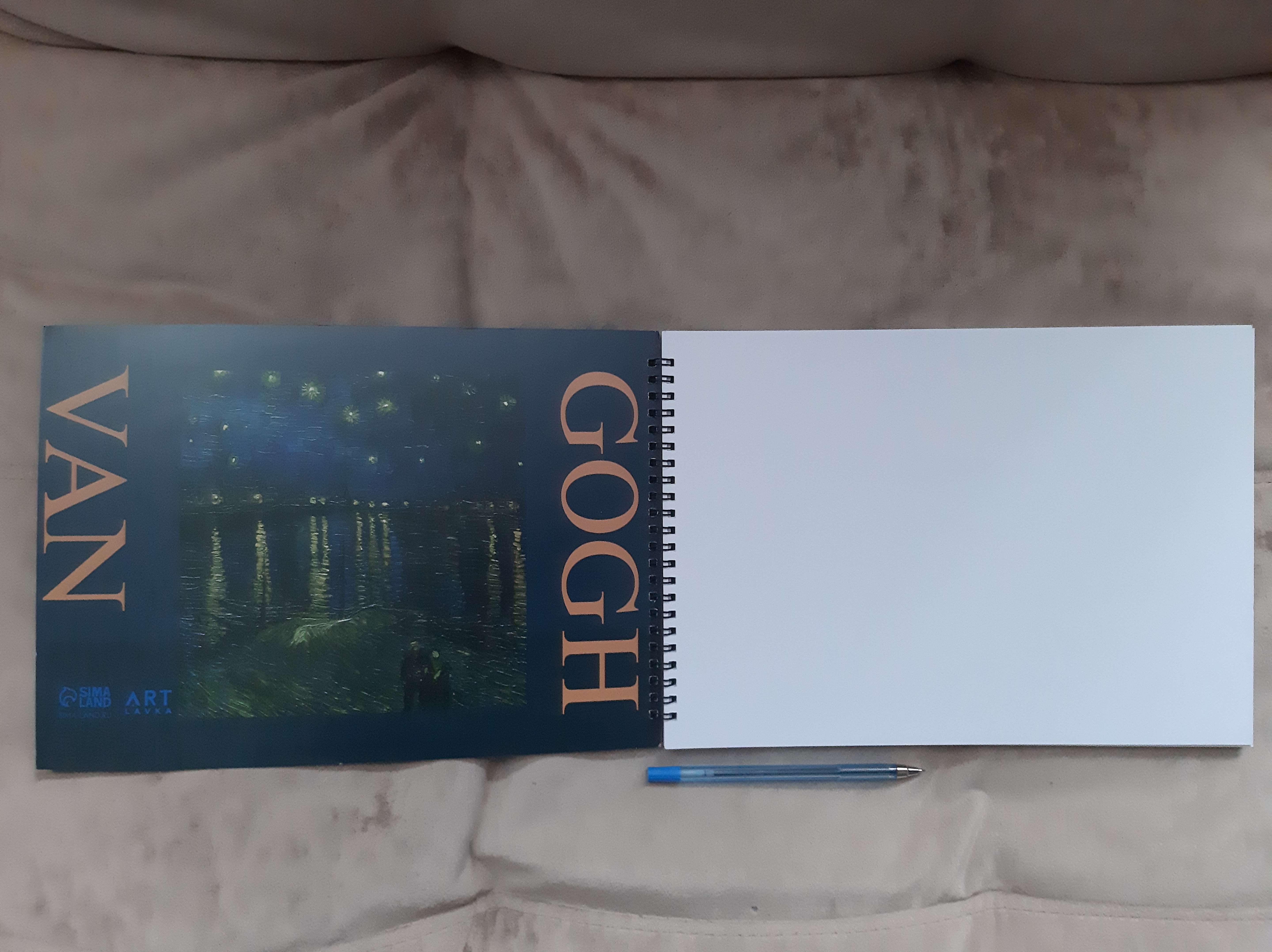 Фотография покупателя товара Скетчбук А4, 32 листа, 190 г/м2 «Ван Гог» - Фото 2