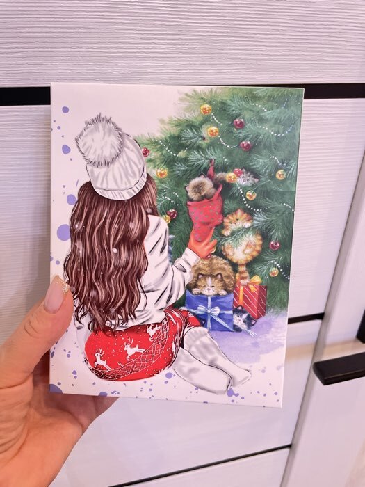 Фотография покупателя товара Коробка подарочная новогодняя складная «Счастья», 16.5×12.5×5 см - Фото 1