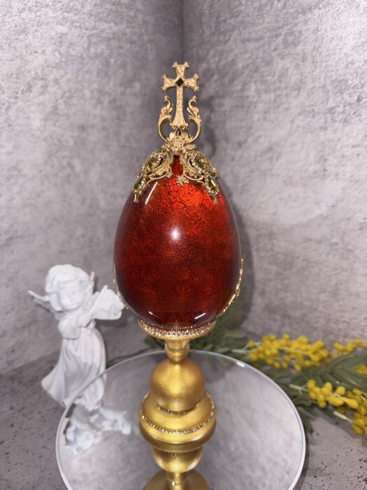 Фотография покупателя товара УЦЕНКА Ёлочный шар заготовка, раздельные части "Яйцо", размер собранного 4,5*4,5*6,3 см - Фото 7