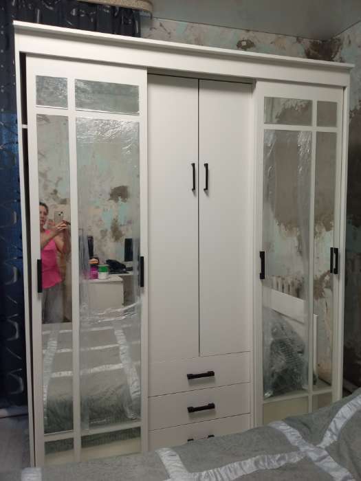 Фотография покупателя товара Шкаф-купе «Лорд», 1700×580×2200 мм, цвет ясень шимо светлый/тёмный - Фото 1