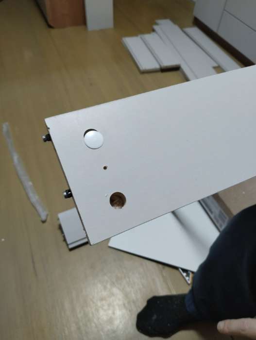 Фотография покупателя товара Комод напольный «Норд», 2 двери, 4 ящика, 1600×450×900 мм, цвет кашемир/кашемир - Фото 8