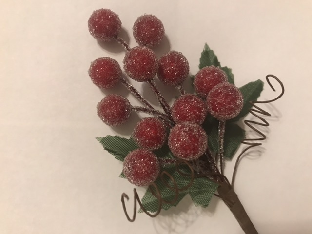 Фотография покупателя товара Декор "Зимние грезы" красные ягодки, 13 см - Фото 9