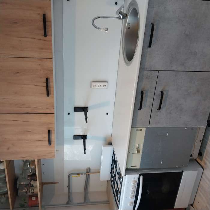 Фотография покупателя товара Кухонный гарнитур прямой «Поинт», 1800 мм, цвет белый фасад/белый корпус - Фото 136