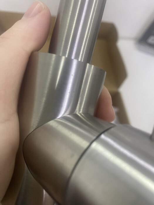 Фотография покупателя товара Смеситель для кухни ZEIN Z3827, однорычажный, высота излива 27 см, сатин - Фото 3