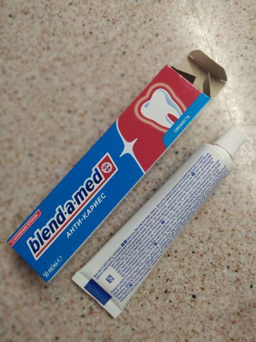 Фотография покупателя товара Зубная паста Blend-a-med «Анти-кариес. Свежесть», 50 мл - Фото 1