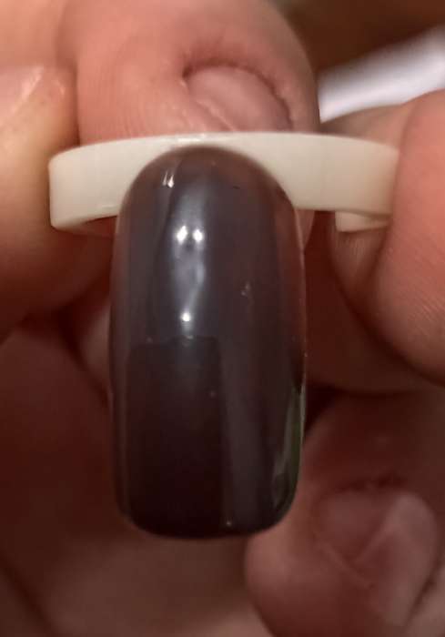 Фотография покупателя товара Гель лак для ногтей, однотонный, трехфазный, 10 мл, LED/UV, фиолетовый (159) - Фото 2