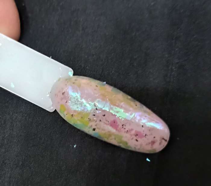 Фотография покупателя товара Втирка для ногтей, с аппликатором, зеркальное серебро - Фото 1