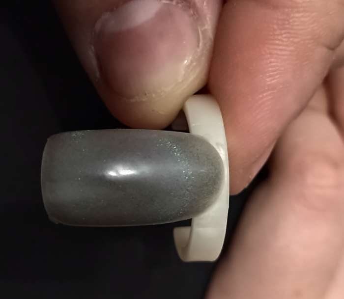 Фотография покупателя товара Гель-лак для ногтей, кошачий глаз, трехфазный, 8 мл, LED/UV, зелёный (01) - Фото 1