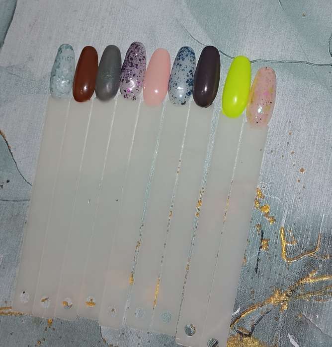 Фотография покупателя товара Гель лак для ногтей, молочный, с поталью, трехфазный, 8 мл, LED/UV, белый, оранжевый (09) - Фото 3