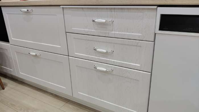 Фотография покупателя товара Ручка скоба STYLISH Ceramics 003, керамическая, цвет хром - Фото 1