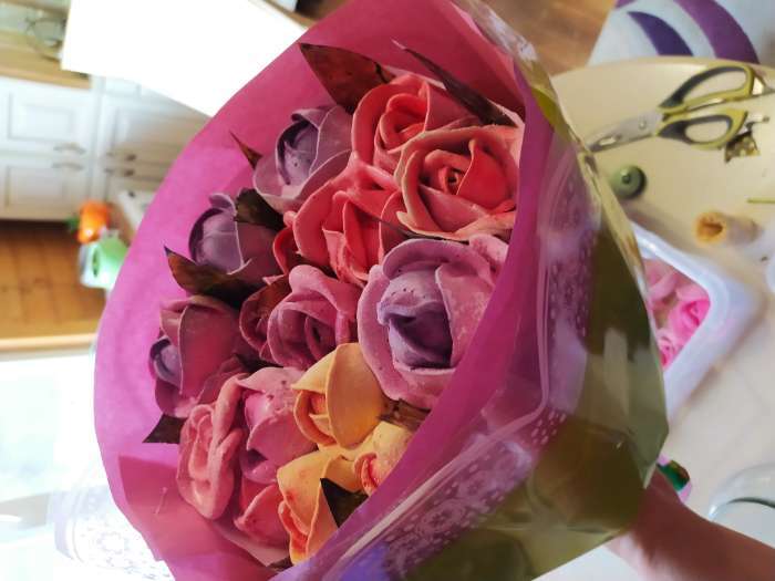 Фотография покупателя товара Сухой краситель-распылитель "Фанси", фиолетовый, 50 г - Фото 3