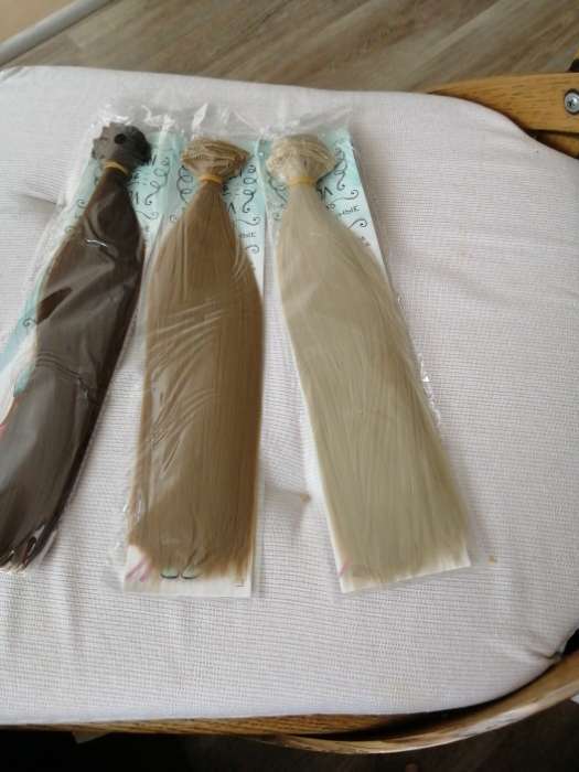 Фотография покупателя товара Волосы - тресс для кукол «Прямые» длина волос: 25 см, ширина: 100 см, цвет № 88 - Фото 3