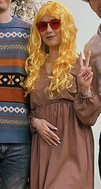 Фотография покупателя товара Парик русалки жёлтый, длина 60 см - Фото 1