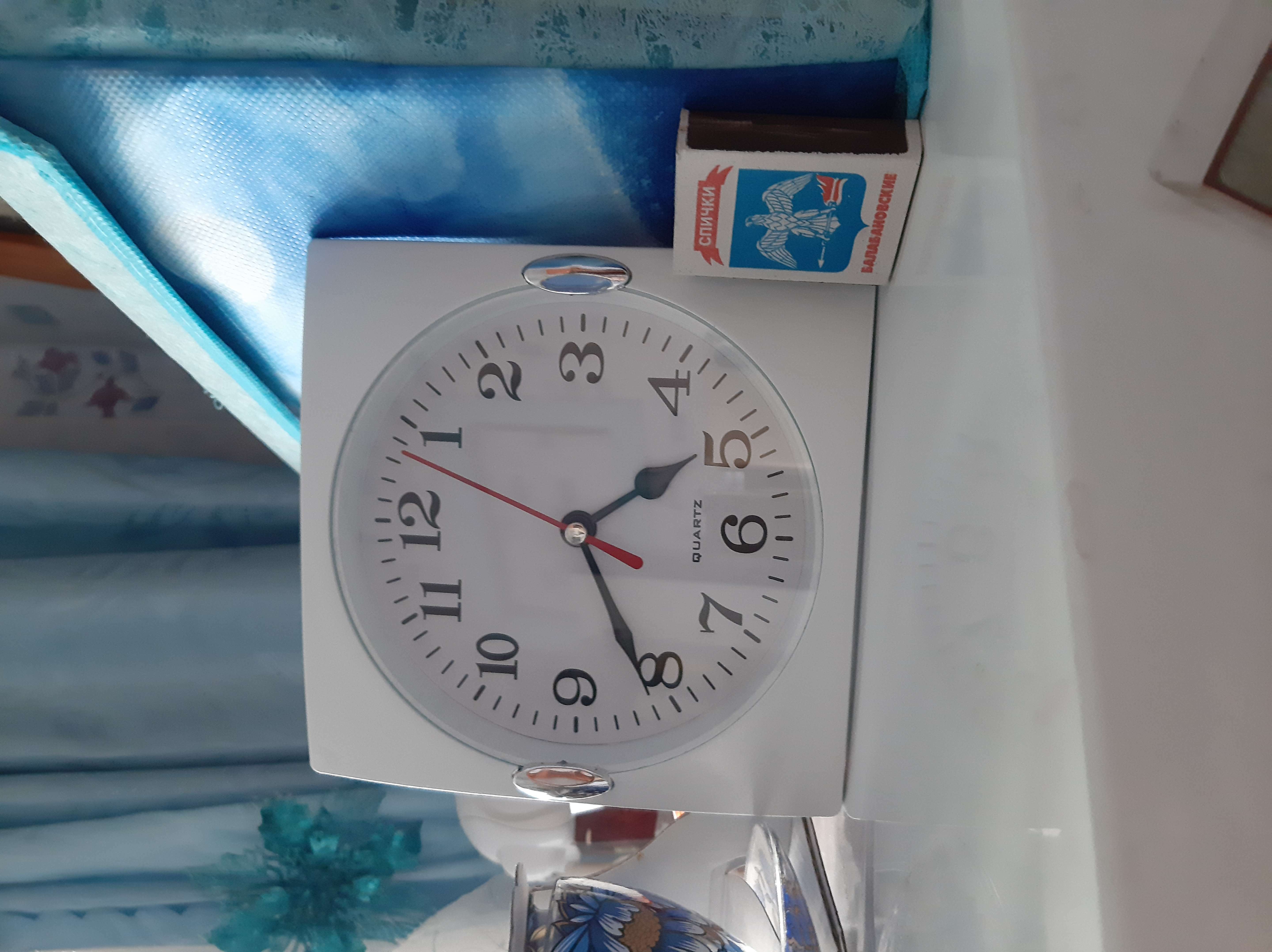 Фотография покупателя товара Часы настенные "Лаура", 15 х 15 см, d-13 см, дискретный ход - Фото 1