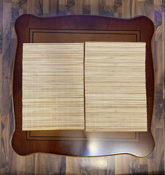 Фотография покупателя товара Салфетка сервировочная на стол «Соломка», 43×30 см, цвет светло-коричневый - Фото 3