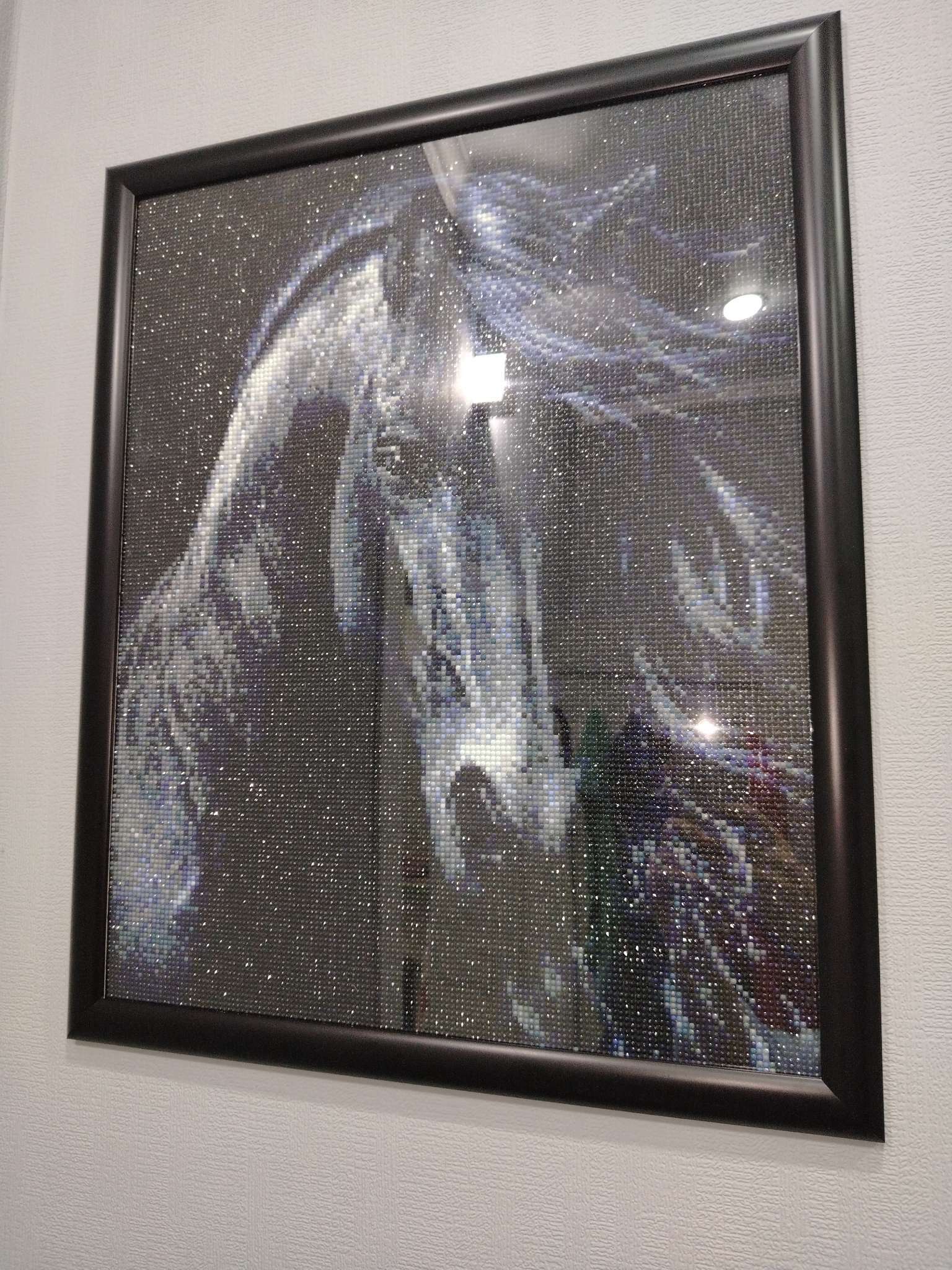 Фотография покупателя товара Фоторамка для фото 10×15 см «МИРАМ», пластик, белый, (пластиковый экран) - Фото 1