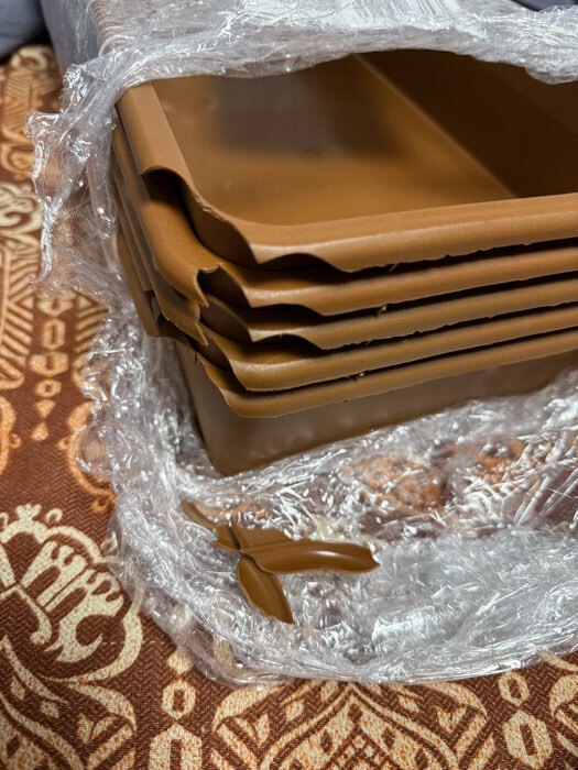 Фотография покупателя товара Ящик для рассады, 53×21.5×7.2 см, 7.5 л, пластик, МИКС - Фото 5