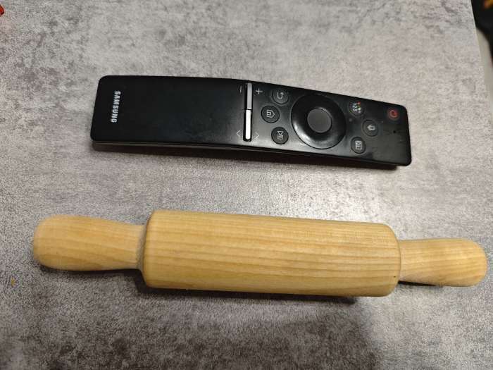 Фотография покупателя товара Скалка для теста «Мини», дерево берёза, 20×3.5 см - Фото 1