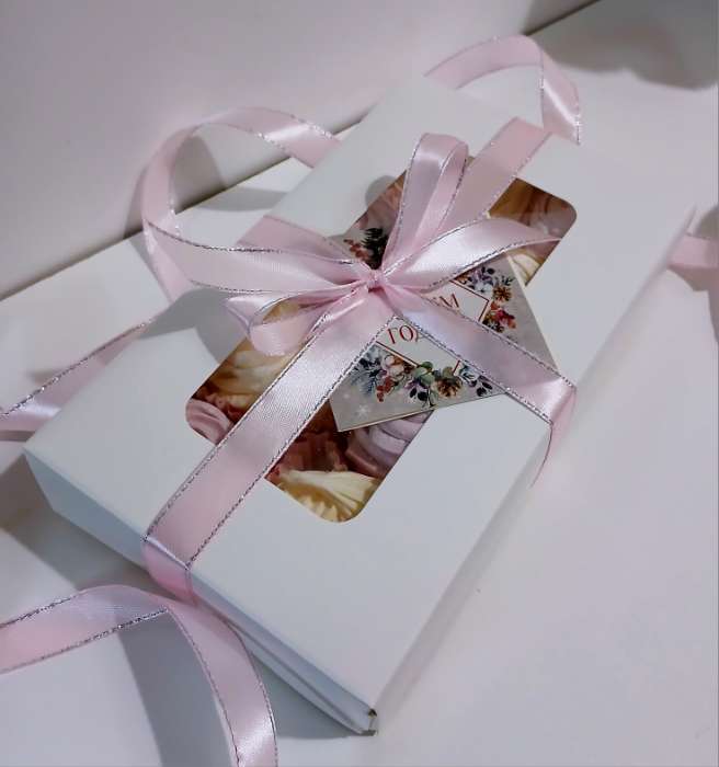 Фотография покупателя товара Контейнер навынос, с окном, белый, 20×20×4 см - Фото 1