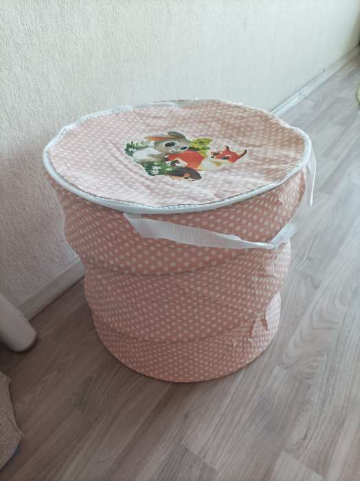 Фотография покупателя товара Корзина для игрушек «Лесные жители», 43х42 см - Фото 1