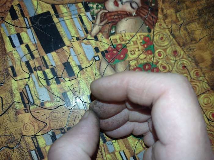 Фотография покупателя товара Пазл фигурный деревянный «Сальвадор Дали. Постоянство памяти», с предсказанием - Фото 3