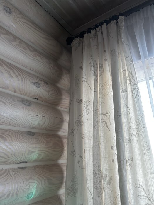 Фотография покупателя товара Комплект штор для кухни с подхватами «Этель» Flower herbarium, 149×180 см - 2 шт. - Фото 2