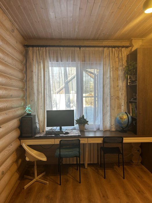 Фотография покупателя товара Комплект штор для кухни с подхватами «Этель» Flower herbarium, 149×180 см - 2 шт. - Фото 3