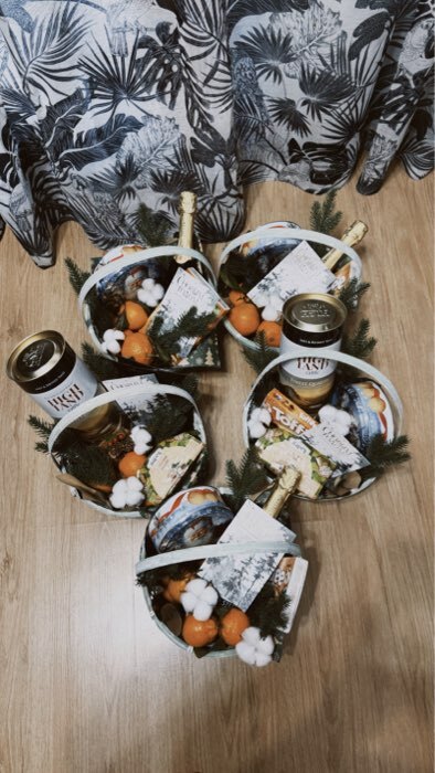 Фотография покупателя товара Корзина плетёная для хранения, 26×26×12 см, ручка h=18 см, бамбук, зелёная - Фото 2