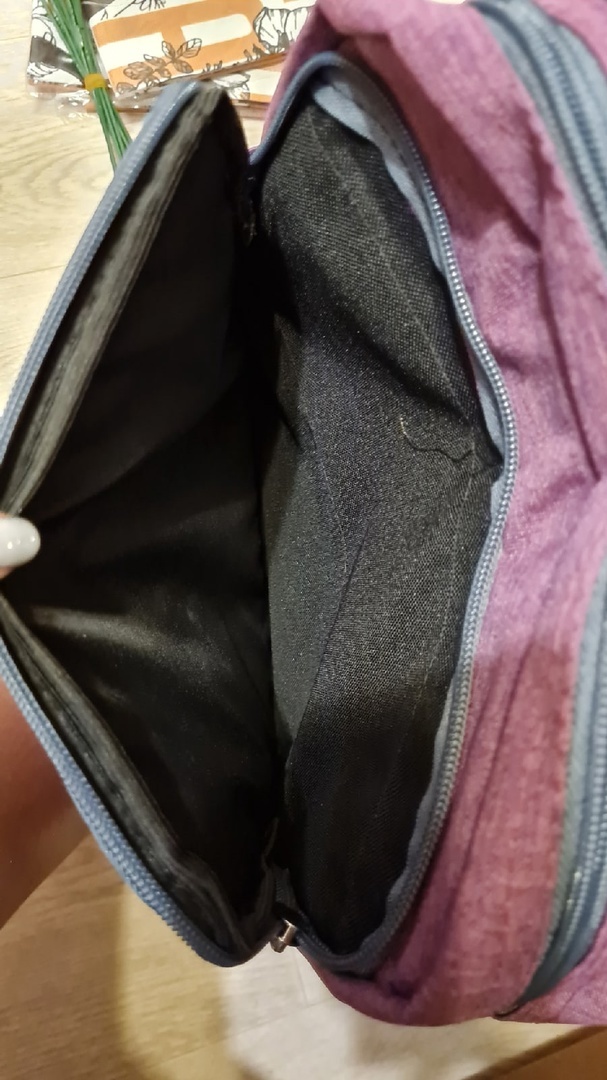 Фотография покупателя товара Рюкзак мужской на молнии, наружный карман, цвет серый - Фото 4