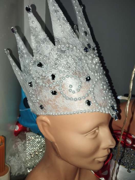 Фотография покупателя товара Термонаклейка на кокошник, бусины жемчуг, 31×22.5 см, набор 5 шт. - Фото 1