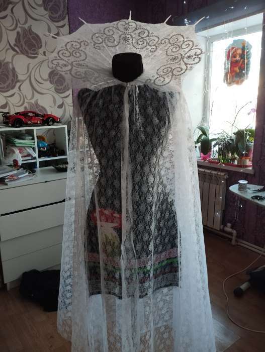 Фотография покупателя товара Термонаклейка на кокошник, бусины жемчуг, 31×22.5 см, набор 5 шт. - Фото 2