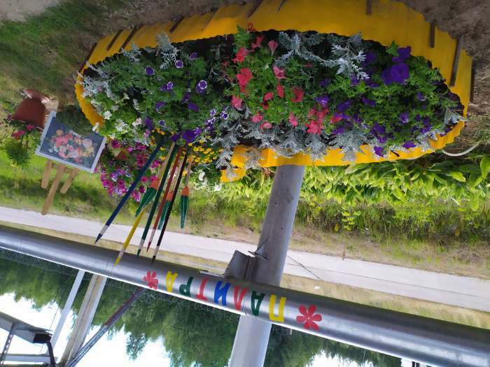 Фотография покупателя товара Лента бордюрная, 30 см × 9 м, толщина 0.6 мм, гофра, пластиковая, жёлтая - Фото 2