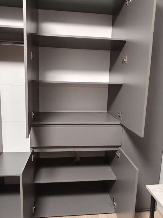 Фотография покупателя товара Шкаф двухстворчатый для одежды «Лора», 2 ящика, 2200×900×570 мм, цвет кашемир - Фото 4