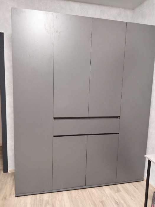 Фотография покупателя товара Шкаф двухстворчатый для одежды «Лора», 2 ящика, 2200×900×570 мм, цвет кашемир - Фото 3