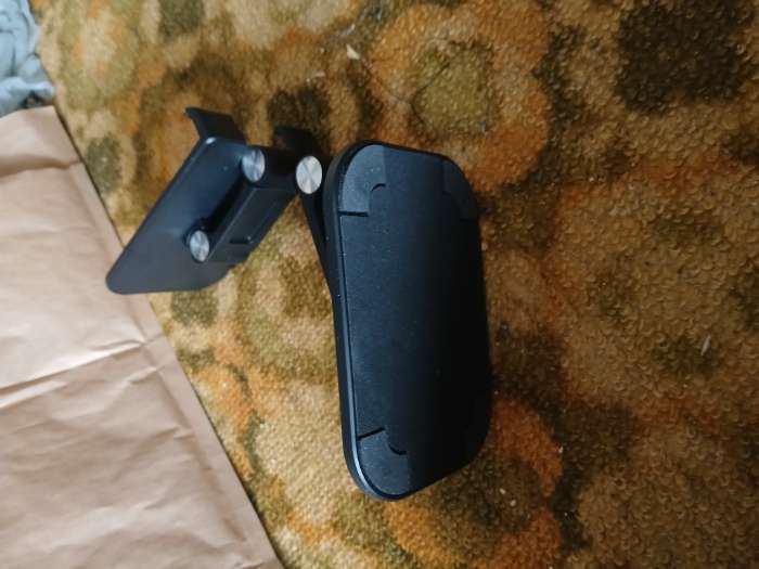 Фотография покупателя товара Держатель для мобильных устройств Hoco PH34, для диагонали 4.7-13", чёрный - Фото 3