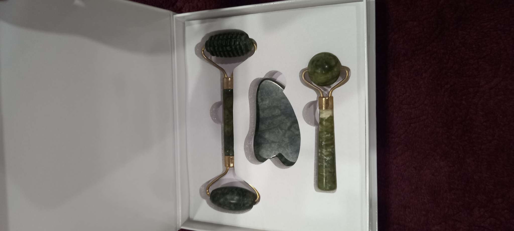 Фотография покупателя товара Массажер гуаша, набор 3 в 1 «Начни день с улыбки», 15×12.5 см - Фото 2