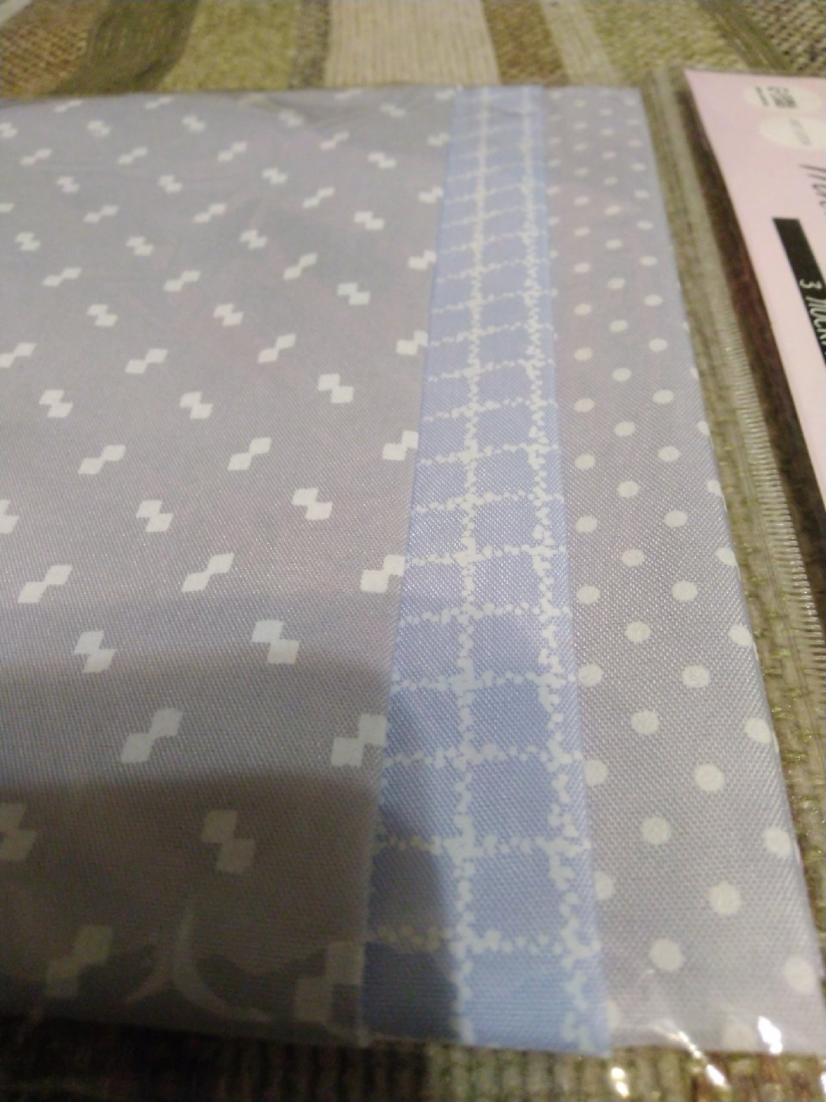 Фотография покупателя товара Ткань для пэчворка 3 лоскута «Нежность», 50 × 50 см - Фото 1