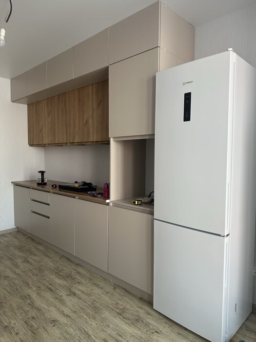 Фотография покупателя товара Кухонный гарнитур в потолок «Виктория», 2400 мм, цвет кашемир/дуб крафт - Фото 1