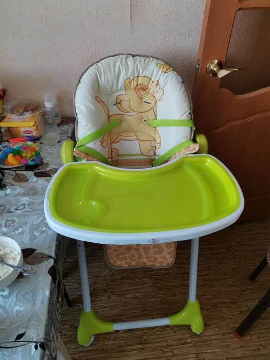 Фотография покупателя товара Стульчик для кормления Polini kids Disney baby 470 «Король Лев », зелёный - Фото 1
