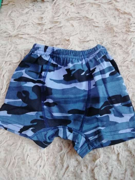 Фотография покупателя товара Трусы-боксеры для мальчика, цвет серый/камуфляж, рост 98-104 см - Фото 2