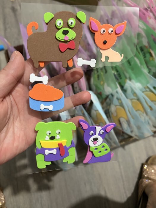 Фотография покупателя товара Набор наклеек из EVA «Котики», 7 шт. - Фото 3