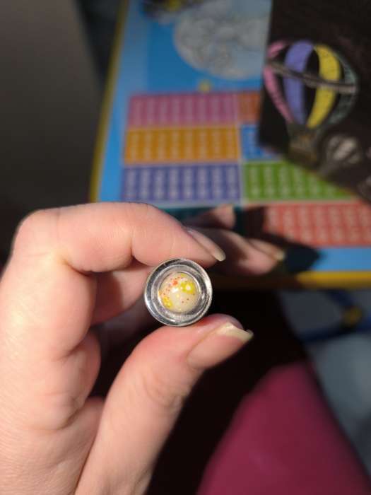 Фотография покупателя товара УЦЕНКА Гель-лак для ногтей 3-х фазный LED/UV 8мл MILK GLITTER (06) - Фото 2